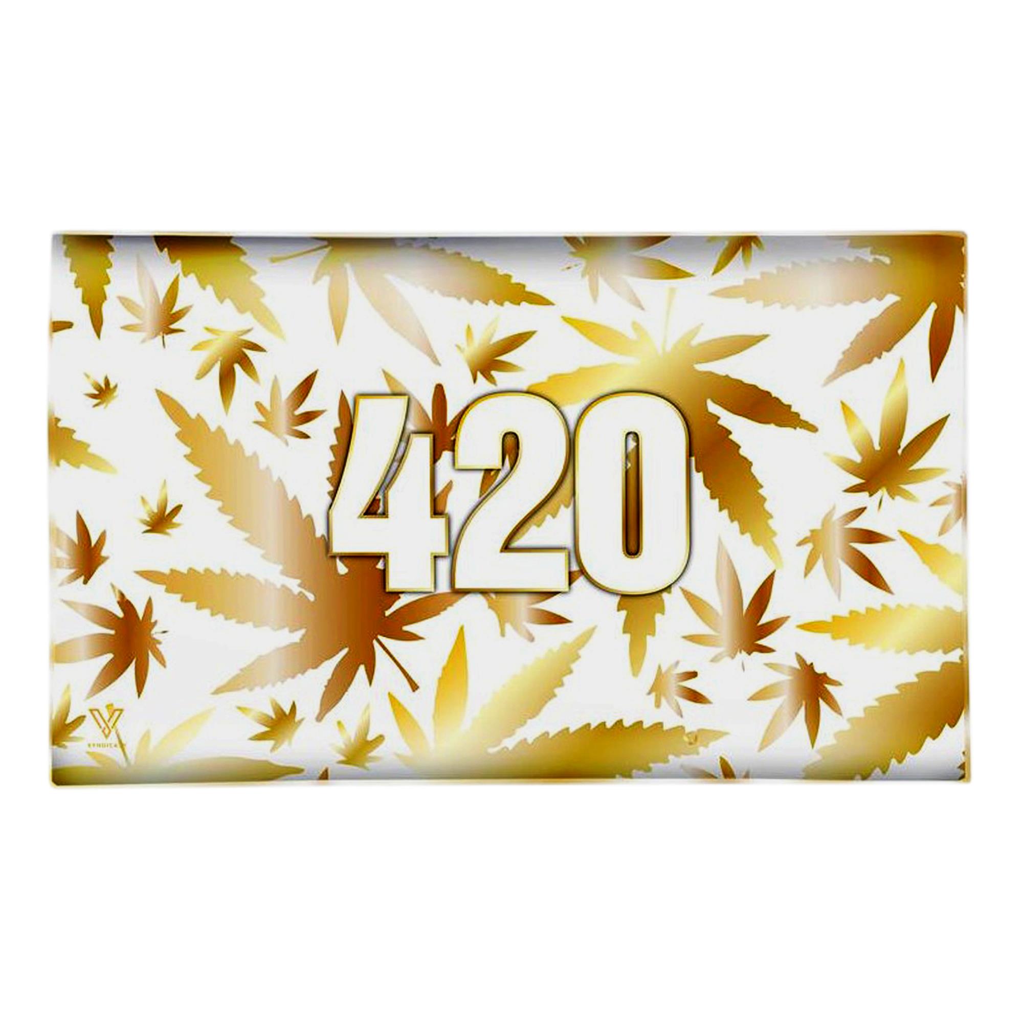420 GOLD GLASS TRAY