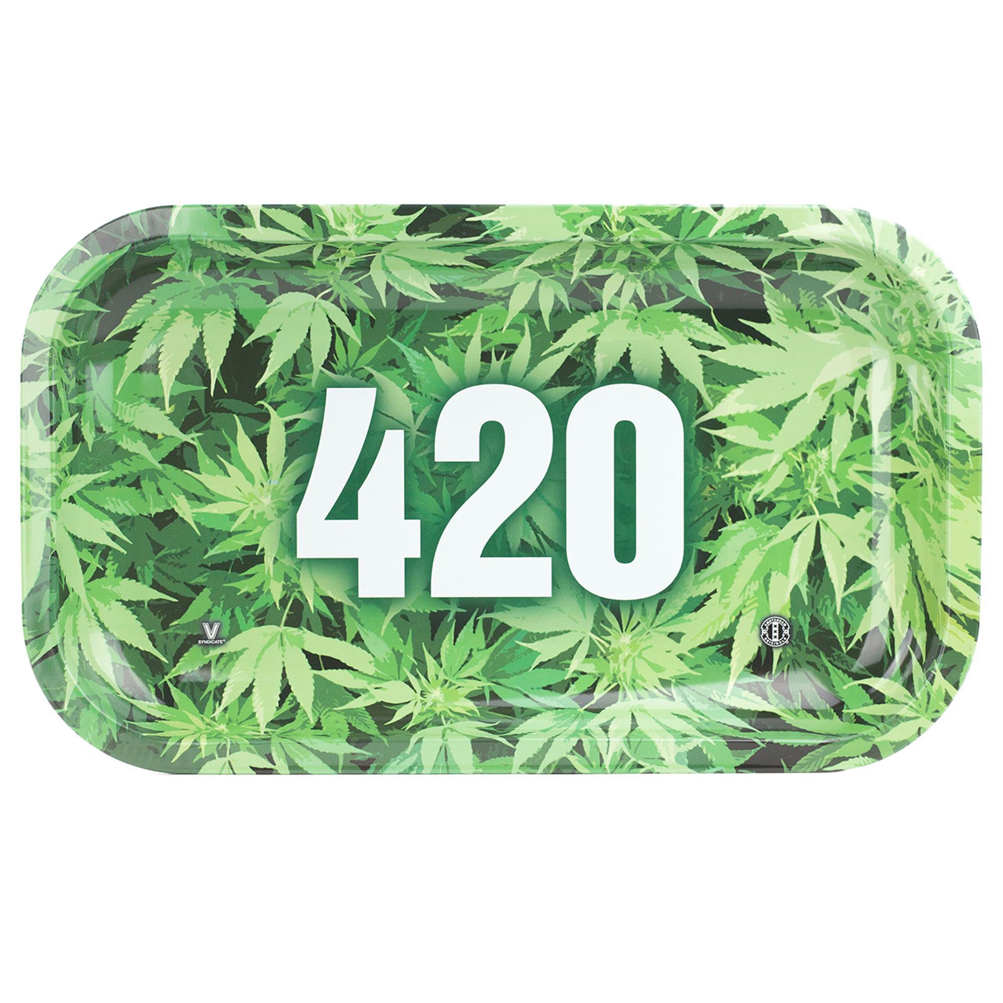 420 GREEN METAL TRAY