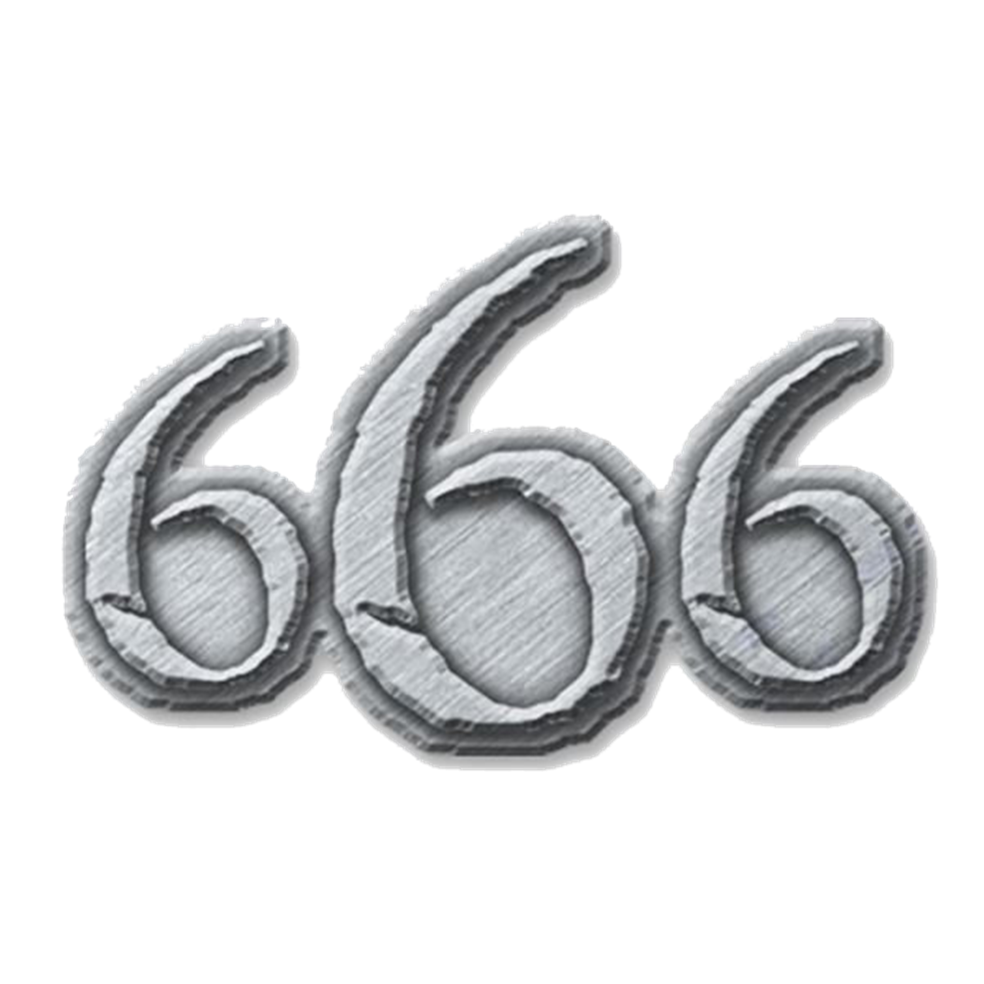 666 Metal Pin
