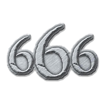 Generic 666 Metal Pin