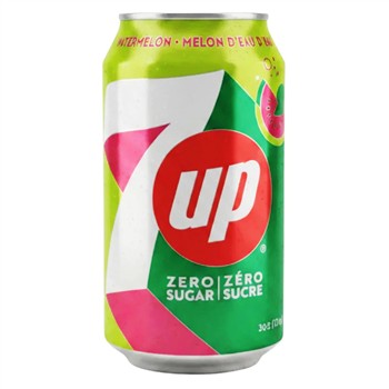  7up Watermelon Zero Sugar - 355ml