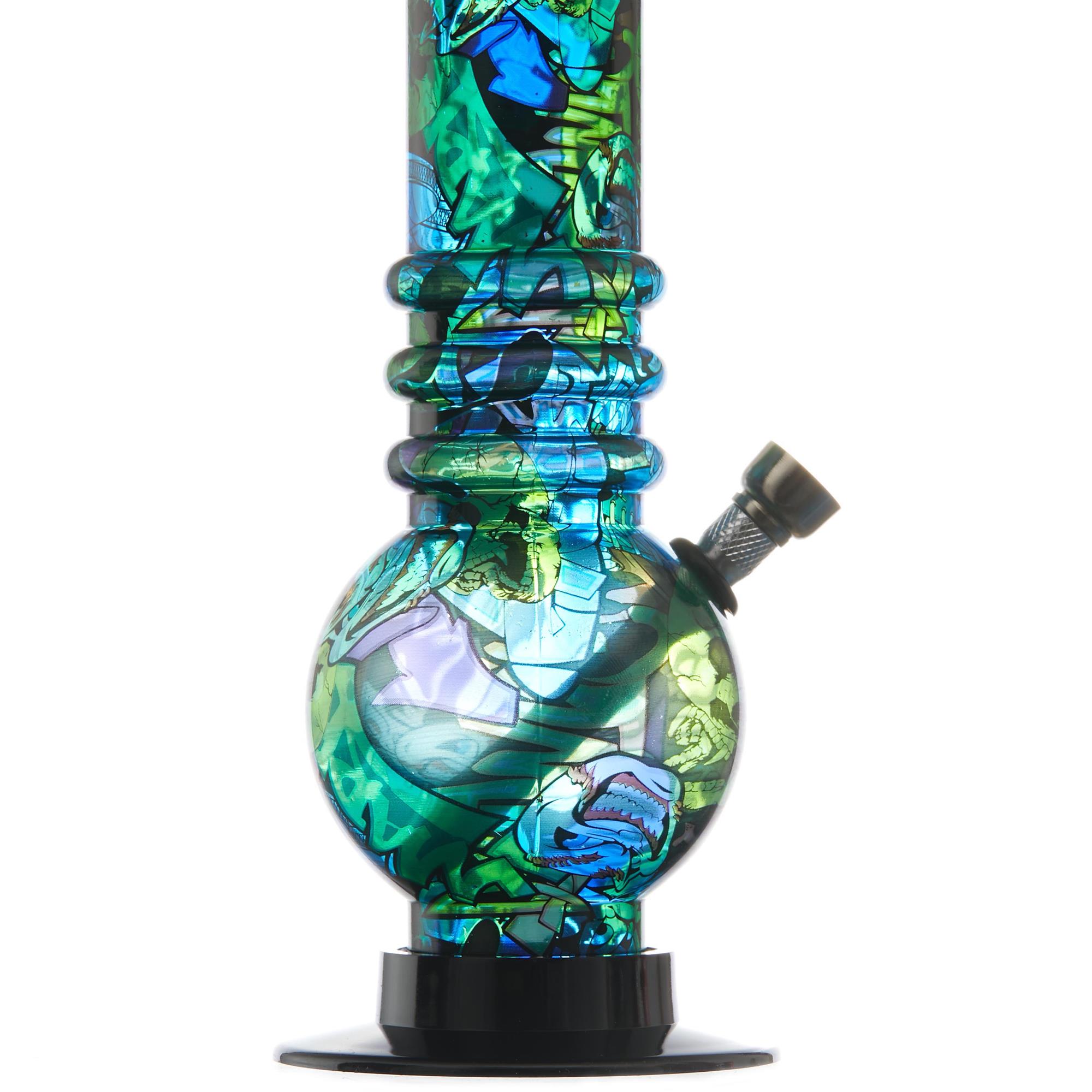 Dirty Graffiti Acrylic Bong Bongs | GoSensi