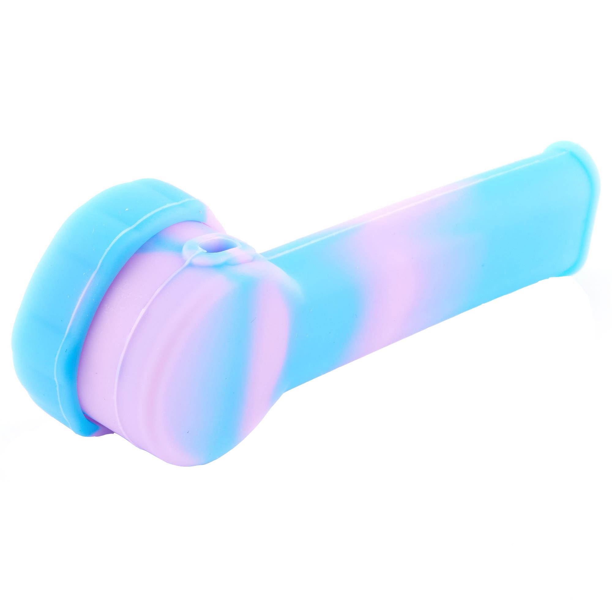 FLAT SILICONE PIPE WITH CAP