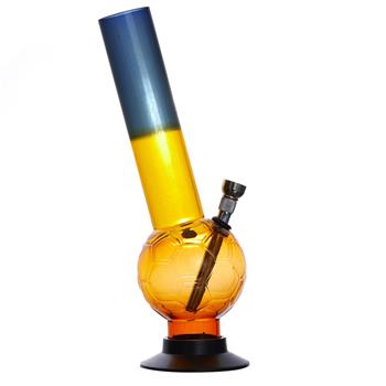  SOCCER BALL TRICOLOR ACRYLIC BONG