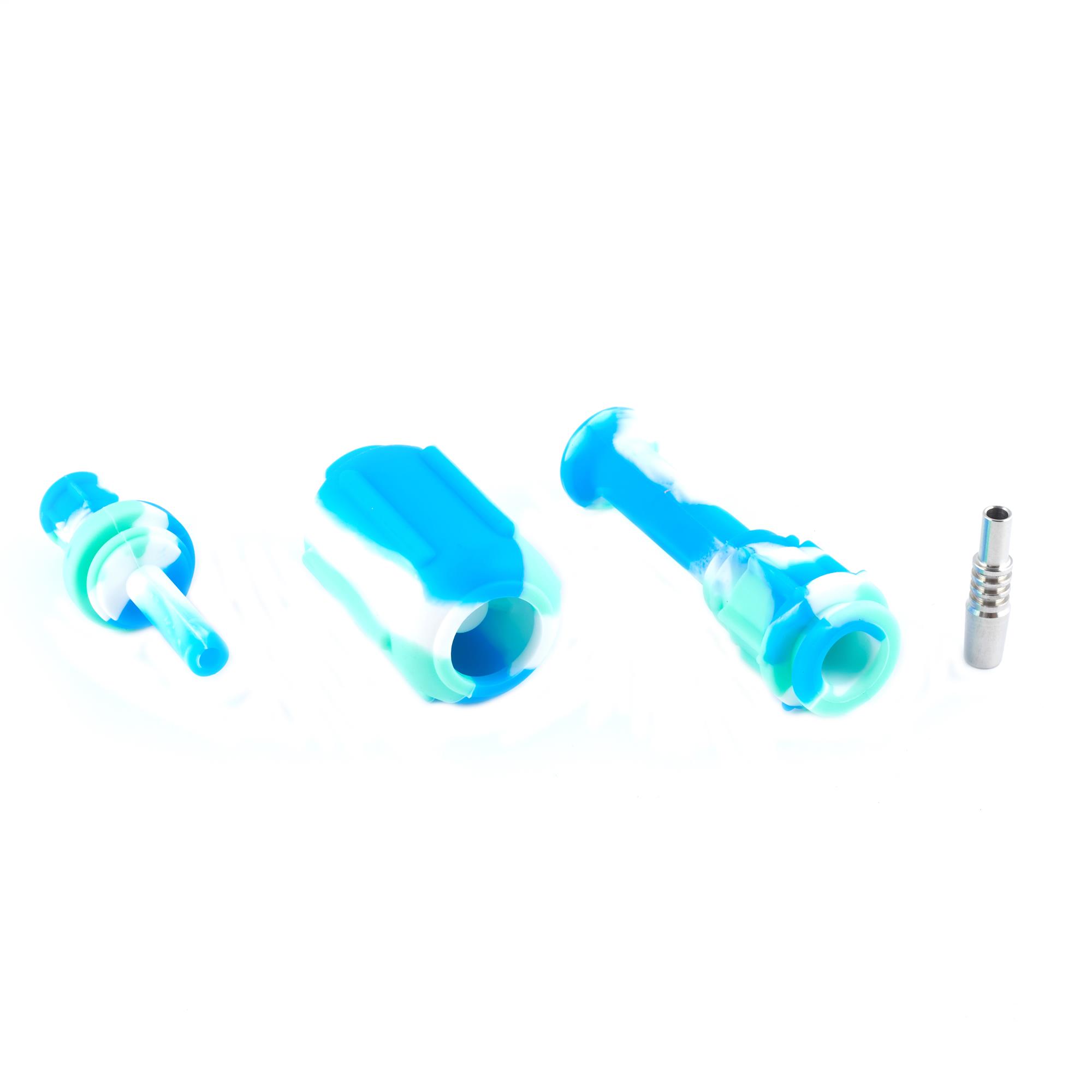 Screw Silicone Nectar Collector Hand Pipe GoSensi