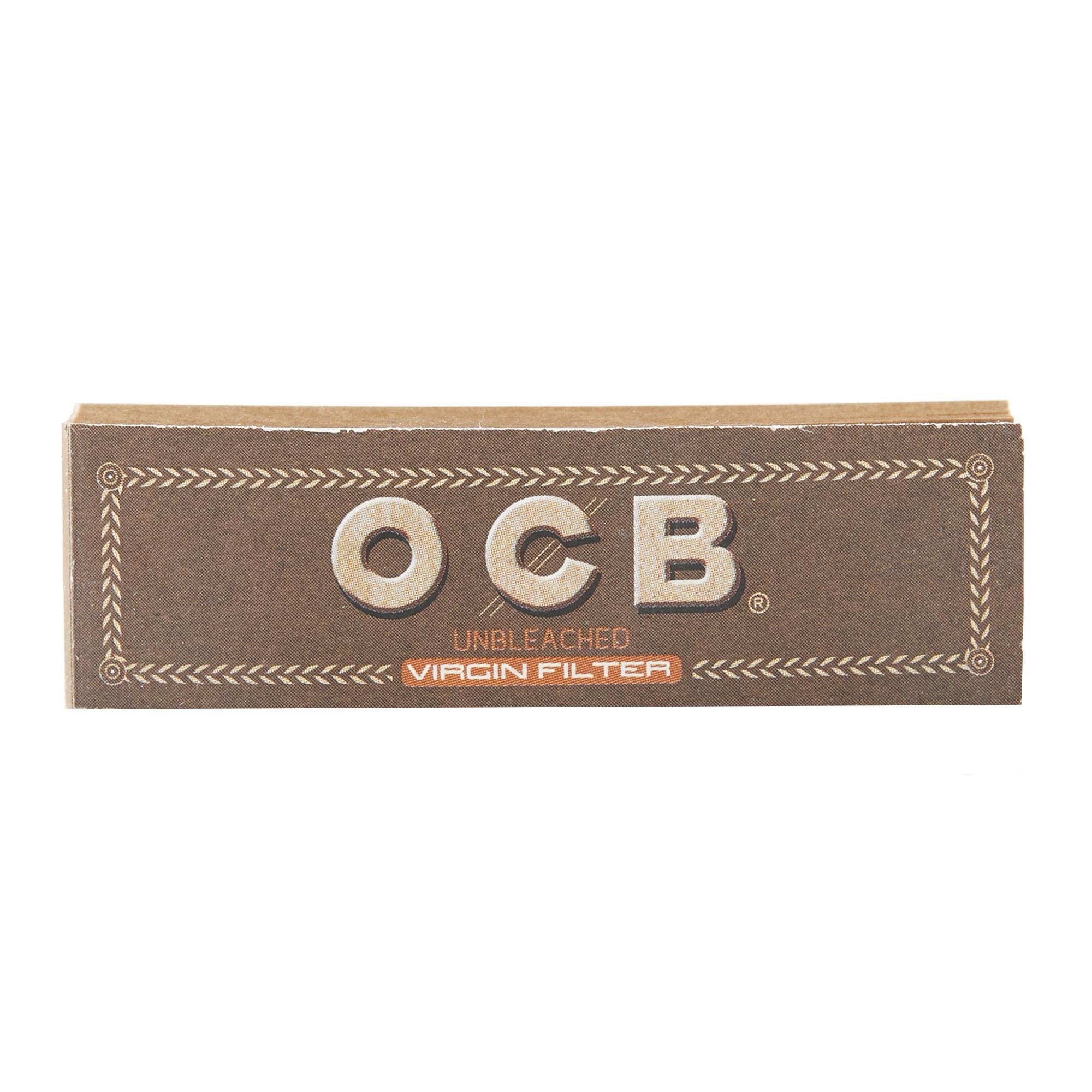 OCB VIRGIN UNBLEACHED PERFORATED TIPS
