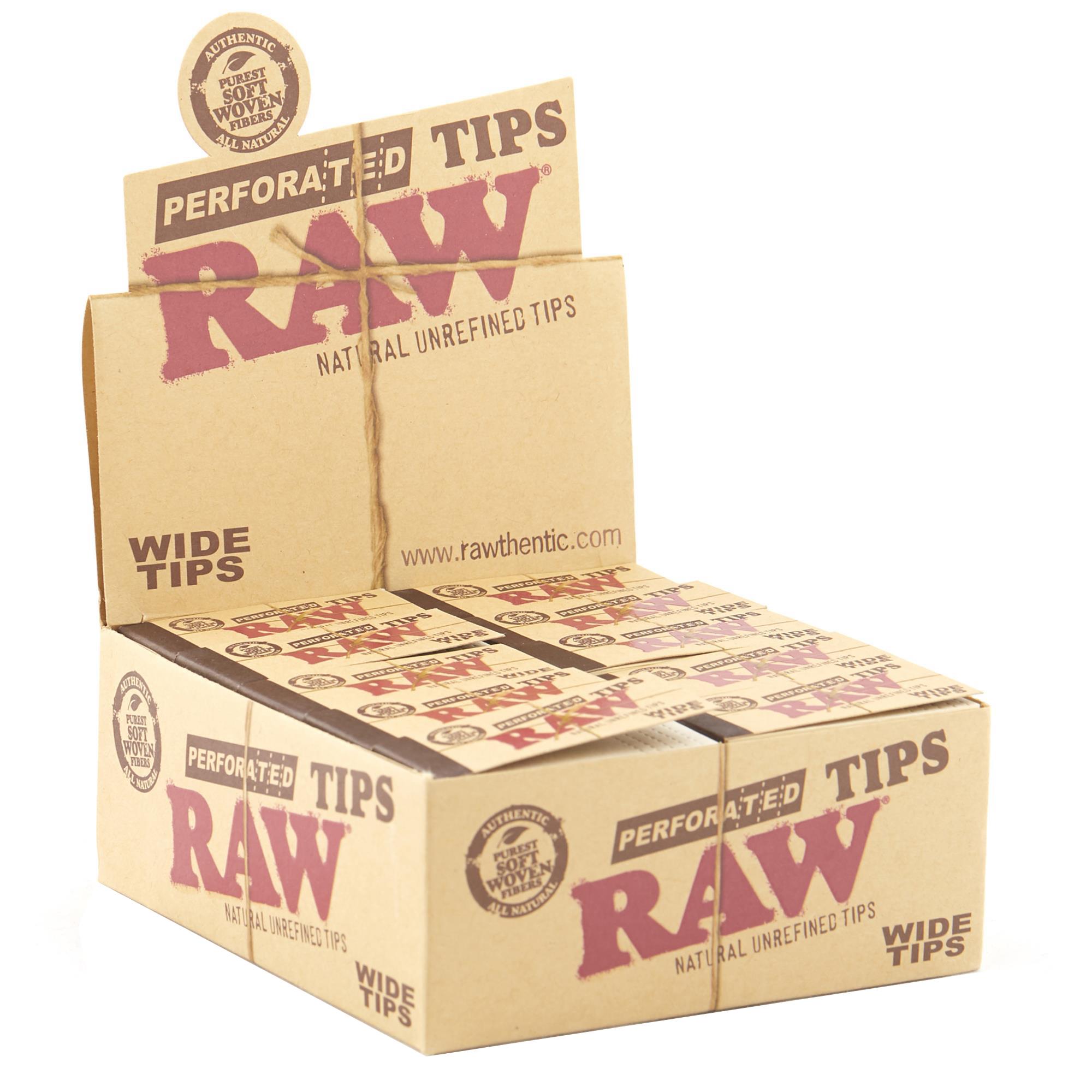 RAW WIDE TIPS PERFORATED