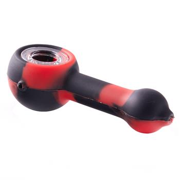  GLASS HEAD SILICONE PIPE