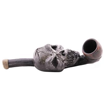  CRACKED SKULL HAND PIPE