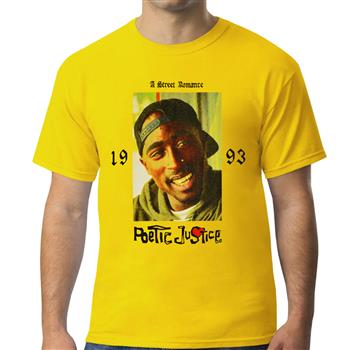 Tupac Poetic Justice Yellow T-Shirt