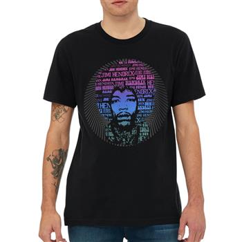 Jimi Hendrix Afro Speech T-Shirt