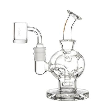  ALEAF FAB SHERE GLASS DAB RIG W/ THERMAL BANGER