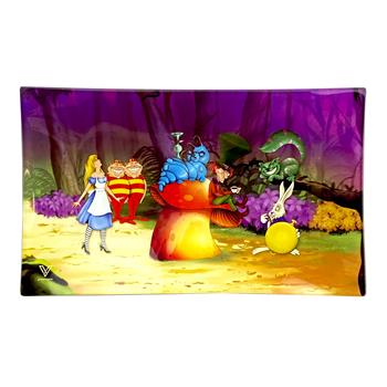  ALICE MUSHROOM GLASS TRAY