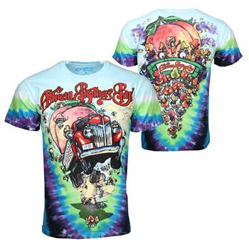 allman brothers band tie dye shirt