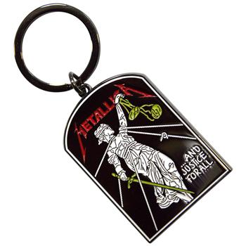 Metallica And Justice For All Tombstone Keychain