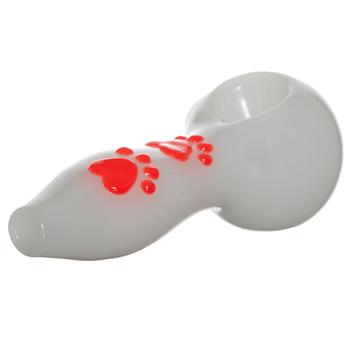  ANIMAL FOOTPRINT GLASS PIPE
