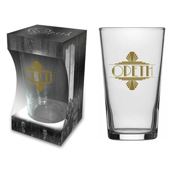 Opeth Art Deco Logo Beer Glass