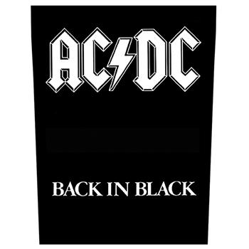 AC/DC Back in Black Backpatch