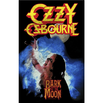Ozzy Osbourne Bark at The Moon Premium Flag