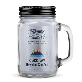  Beamer Candle 12oz - Black Lava Hawaii Sea Salt