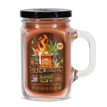  Beamer Candle 12oz - Blazzin' Bourbon