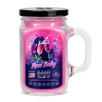  BEAMER CANDLE 12OZ - ROSE BABY