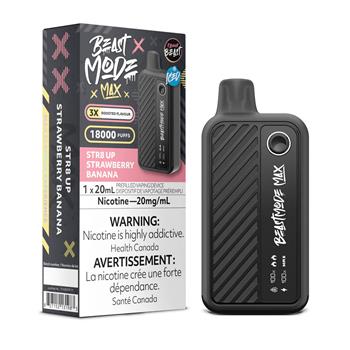  BEAST MODE MAX 18K - STR8 UP STRAWBERRY BANANA (ICED)