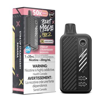  BEAST MODE MAX 2 50K - STR8 UP STRAWBERRY BANANA (ICED)
