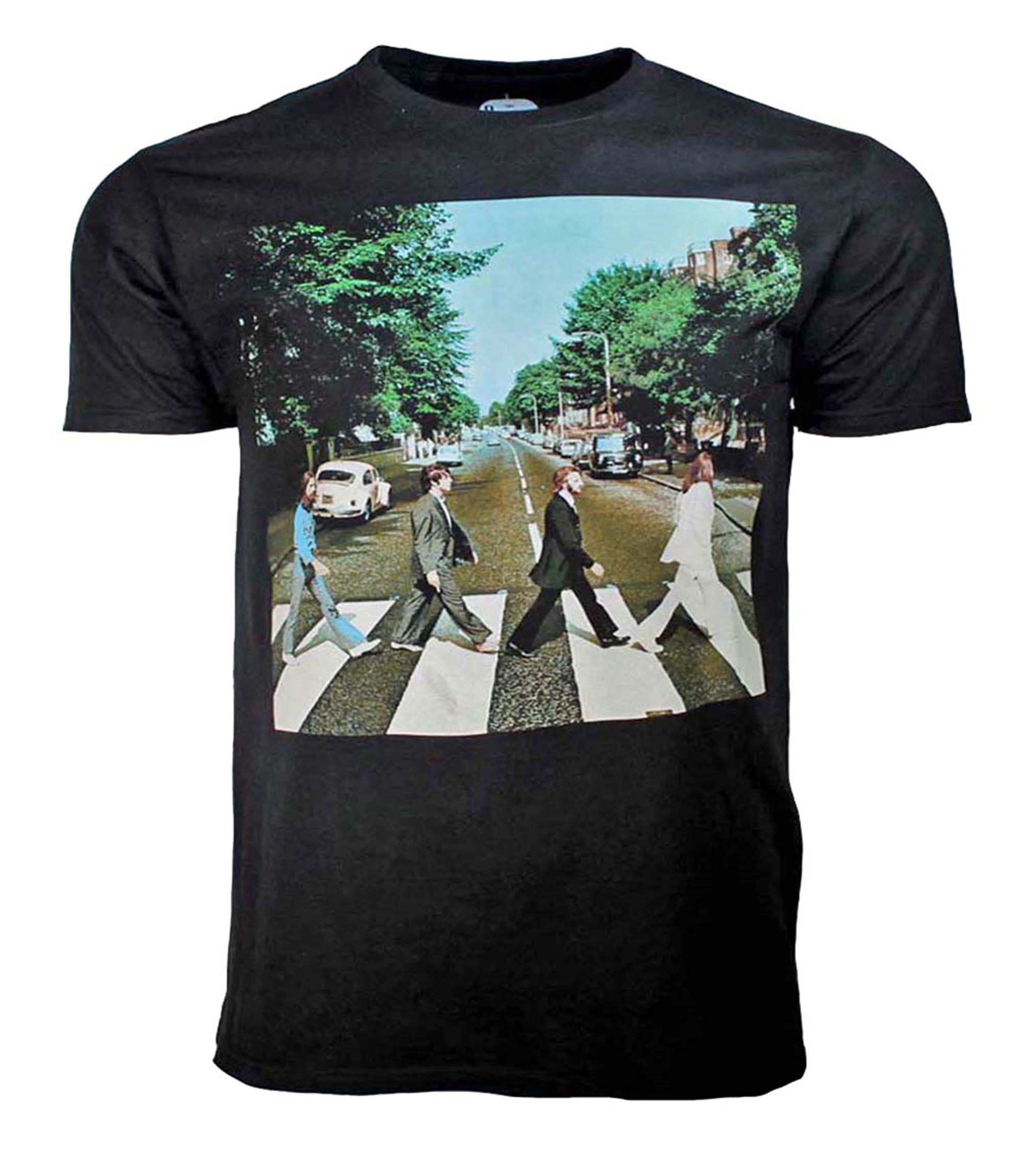 Beatles Beatles Abbey Road Black T-Shirt Men | Loudtrax