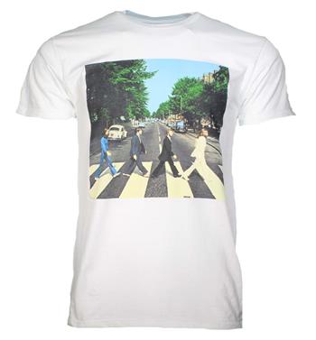 Beatles Beatles Abbey Road Walk White T-Shirt