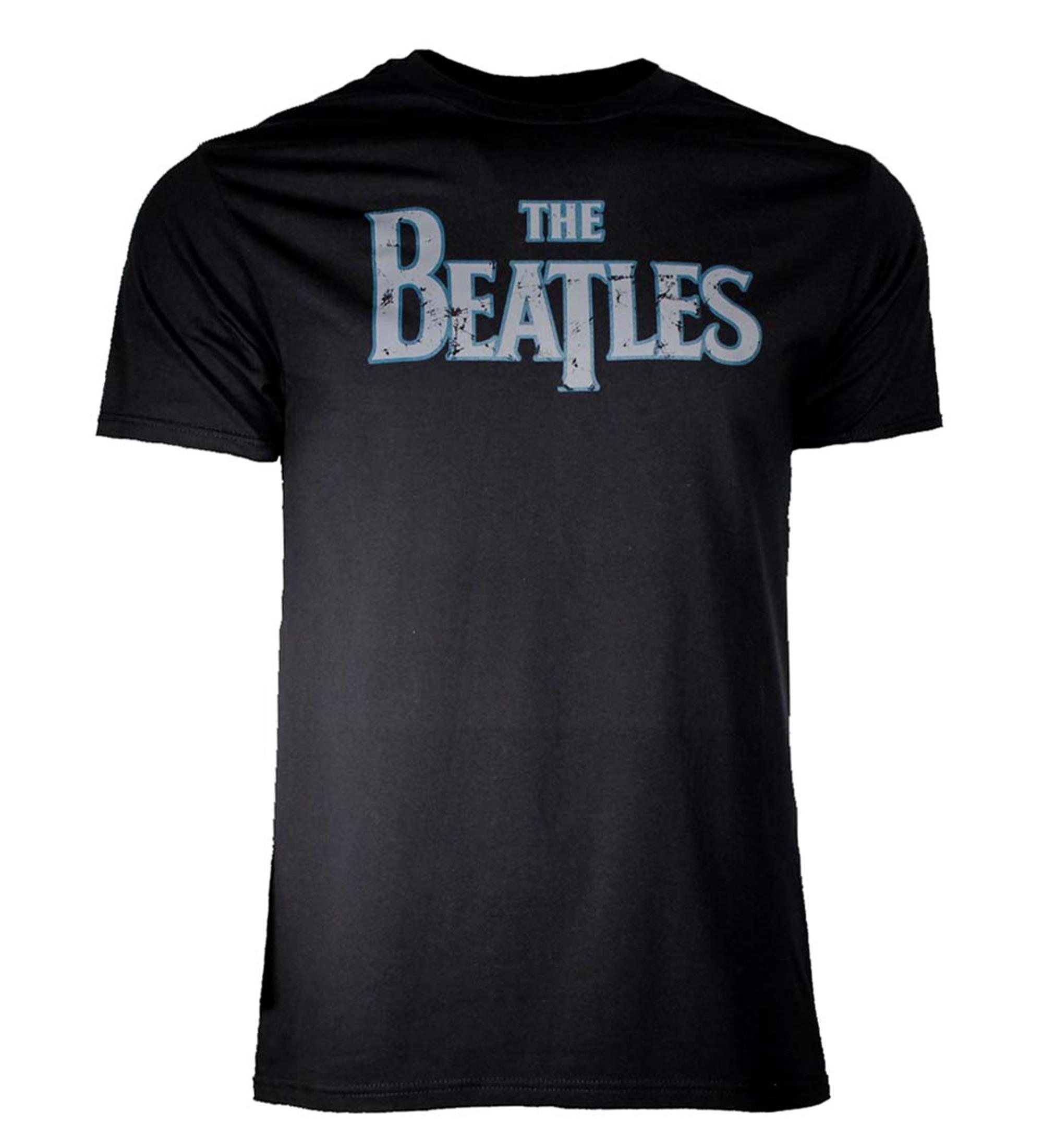 Beatles Distressed Vintage Logo T-Shirt