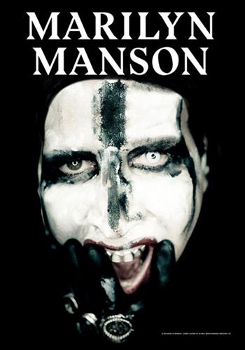 Marilyn Manson Big Face Flag