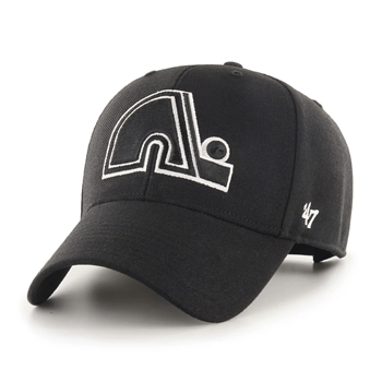 Quebec - Nordiques Black & White '47 MVP Hat
