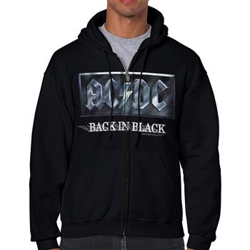 AC/DC Black In Black Zip Hoodie