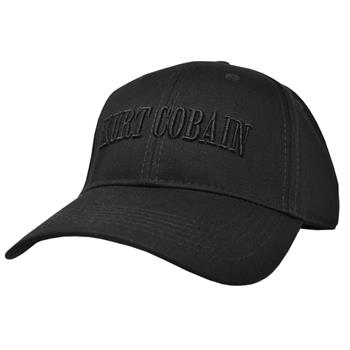 Nirvana / Kurt Cobain Black Logo Baseball Cap
