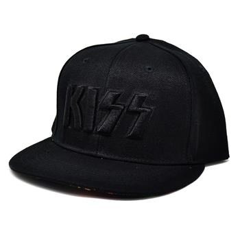 KISS Black Logo Snapback