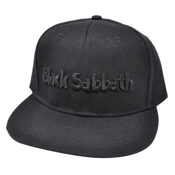 Black Sabbath Black Logo Snapback