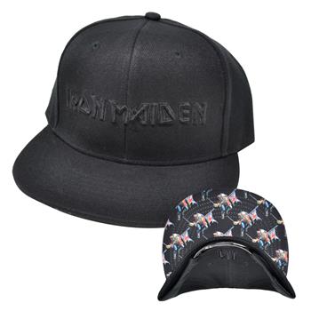 Iron Maiden Black Logo Snapback