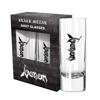 Venom Black Metal Shot Glass Set