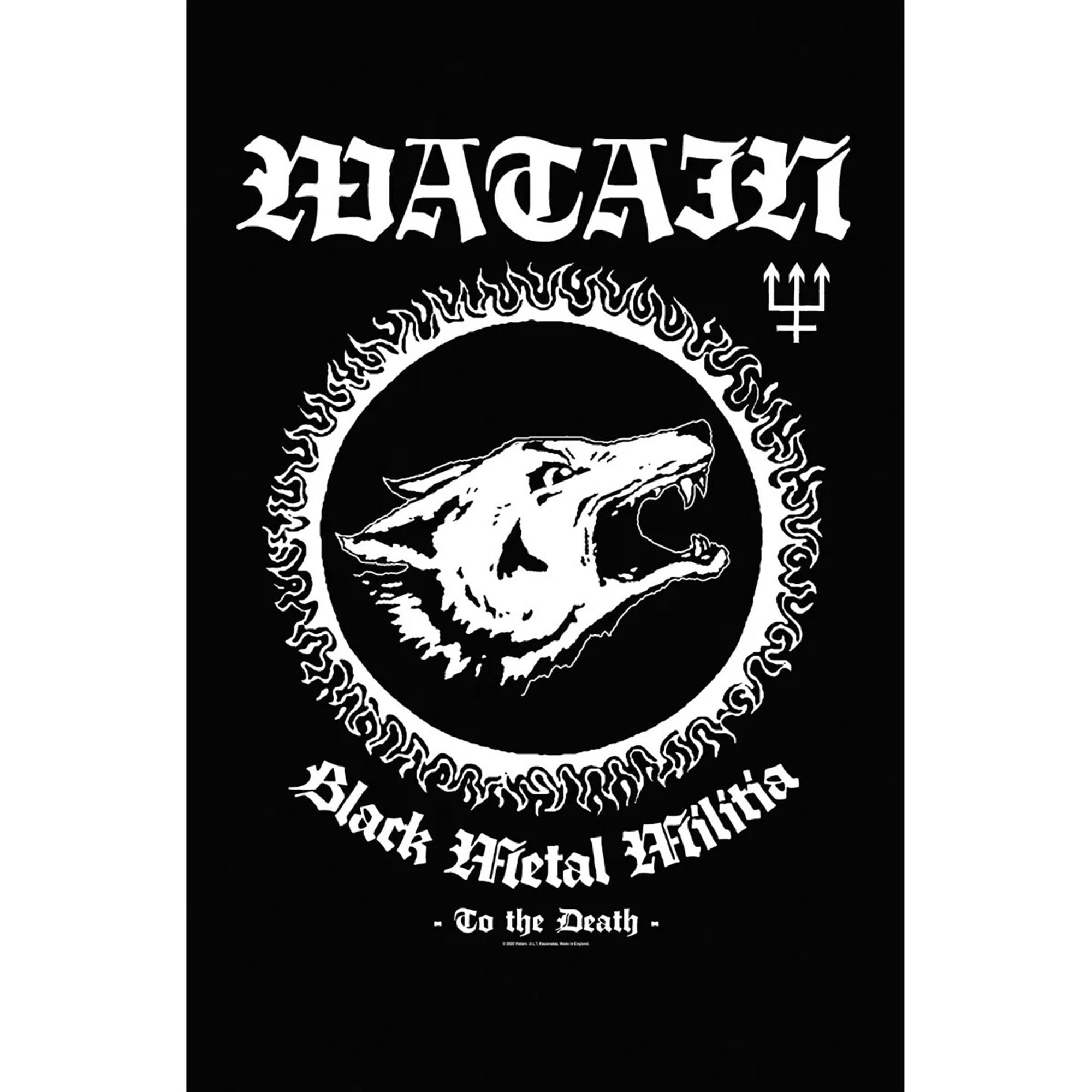 Black Metal Militia Premium Flag