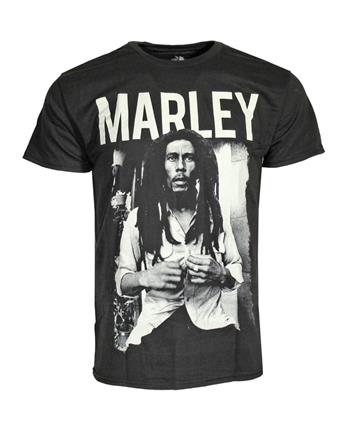 Bob Marley Bob Marley Black and White T-Shirt