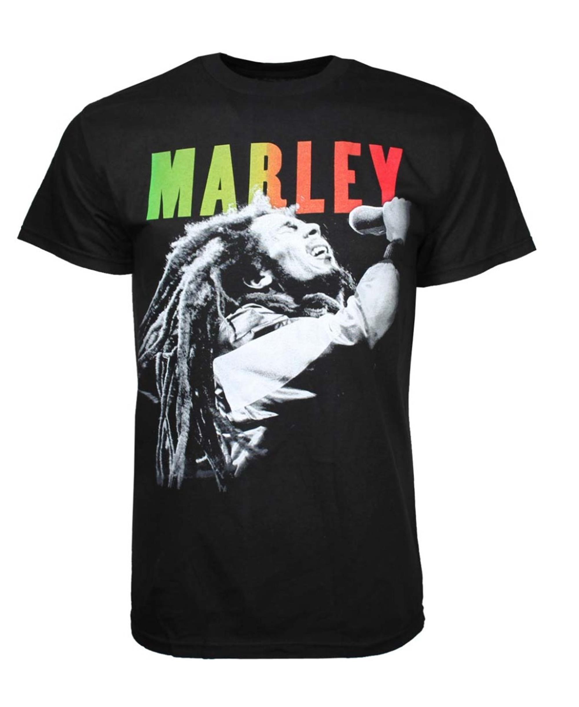 Bob Marley Bob Marley Singing T-Shirt Men | Loudtrax