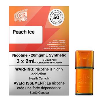  STLTH BOOSTED PEACH ICE PODS