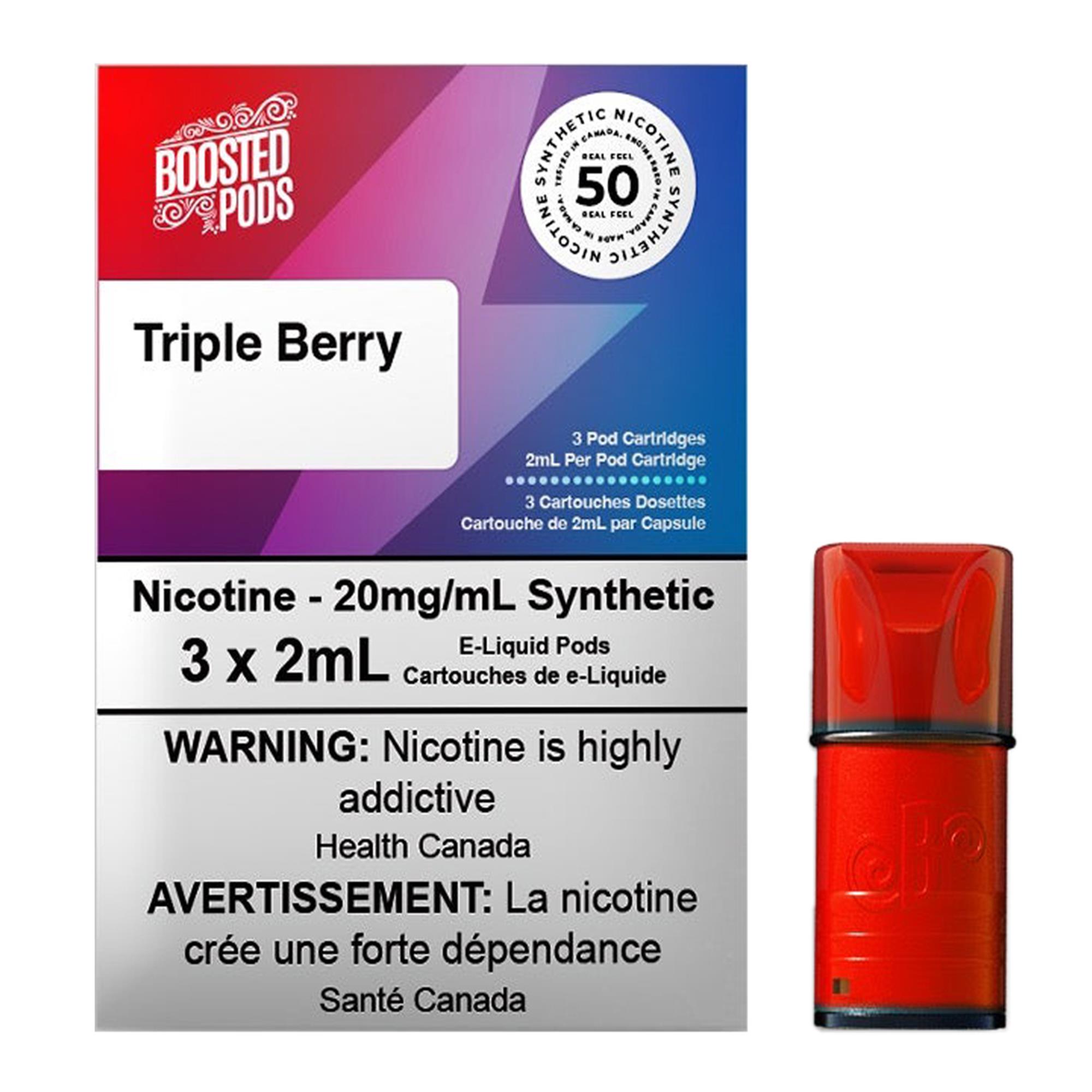 STLTH BOOSTED TRIPLE BERRY PODS