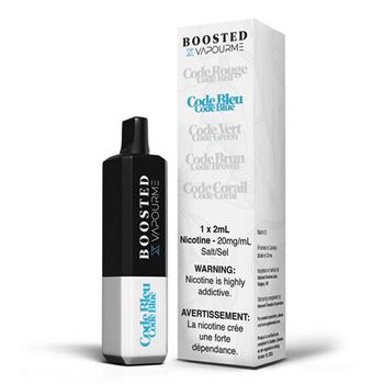  BOOSTED INFUSED BAR DISPOSABLE VAPE - CODE BLUE