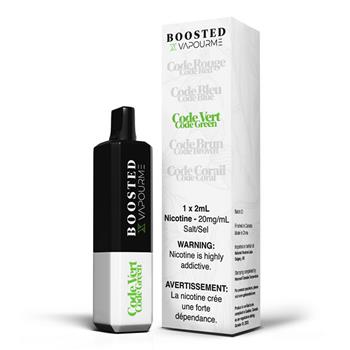  BOOSTED INFUSED BAR DISPOSABLE VAPE - CODE GREEN