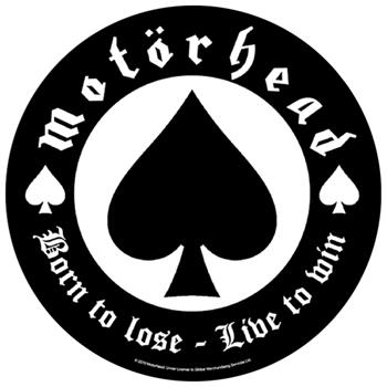 Motorhead Born To Lose - Live To Win Backpatch