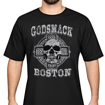 Godsmack Boston Skull T-Shirt