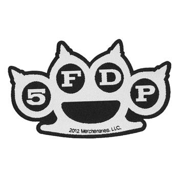 Five Finger Death Punch Brass Knuckle Cut Out Patch