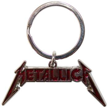 Metallica Bright Red Logo Keychain